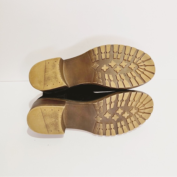 Kensie Suede Leather Chelsea Ankle Boot Womens 7 Black Casual Moto Slip on Shoe - Picture 3 of 10